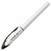 Ручка-роллер Uni-Ball "AIR Micro", СИНЯЯ, корпус белый, узел 0,5 мм, линия 0,24 мм, 15906, UBA-188-E WHITE