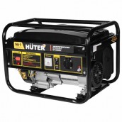 Бензиновый генератор HUTER DY4000L, 3200 Вт, 7 л.с., 4-тактный, 15 л, ручной стартер, 64/1/21