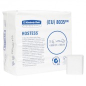 Бумага туалетная листовая KIMBERLY-CLARK Hostess КОМПЛЕКТ 32шт, 250л, 18,6х11, 2-сл, 8035