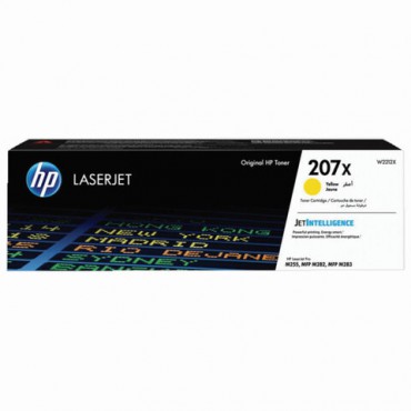 Картридж лазерный HP (W2212X) Color LJ M282/M283/M255, №207X, желтый, оригинальный, ресурс 2450 страниц