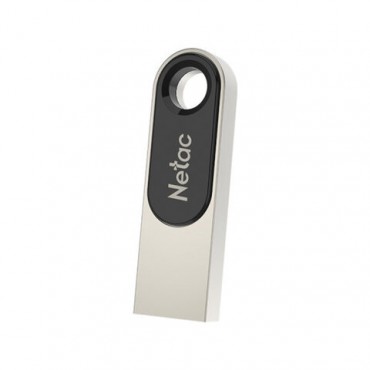 Флеш-диск 16 GB NETAC U278, USB 2.0, металлический корпус, серебристый/черный, NT03U278N-016G-20PN