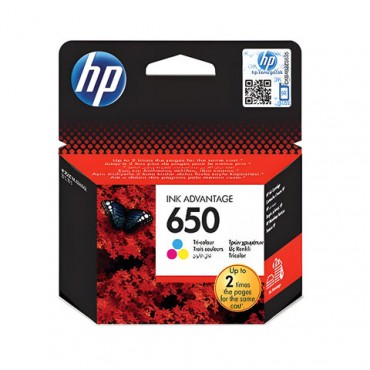 Картридж струйный HP (CZ102AE) Deskjet Ink Advantage 2515/2516 №650, цветной, оригинальный